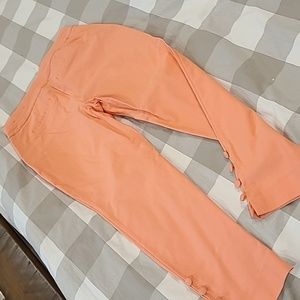 Chicos tangerine color, mid waist, stretchy dress pants! Soft and comfy!